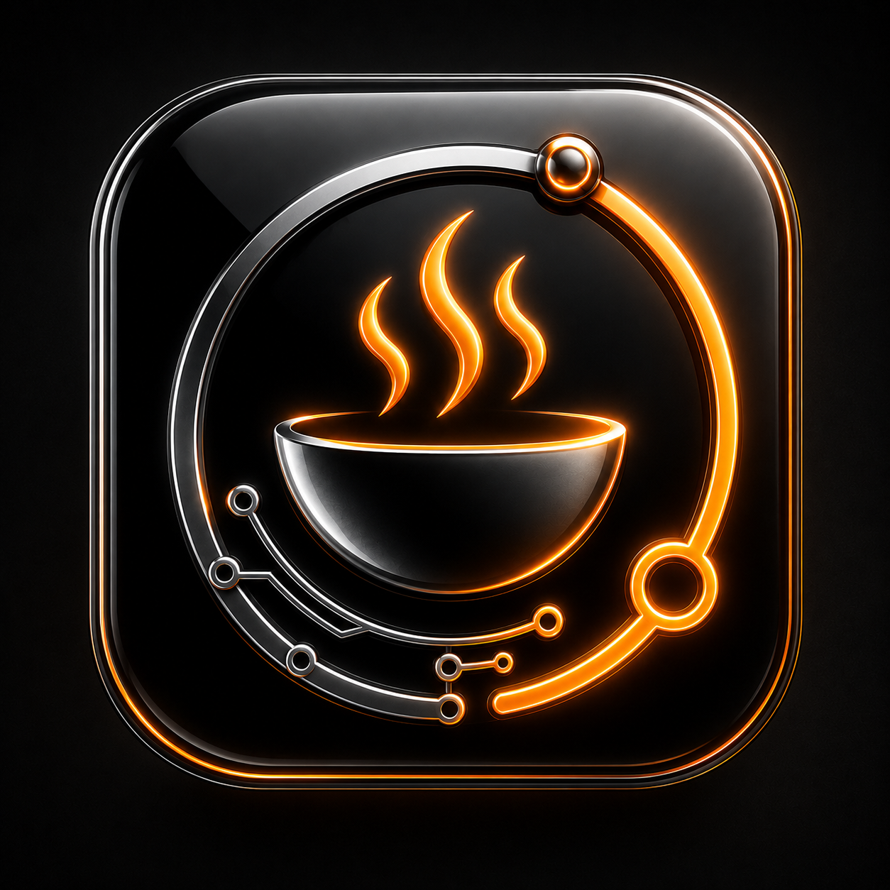 Bitecast glossy app icon